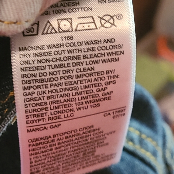 Gap New Men's Darkwash Jeans Size … - Picture 9 of 10